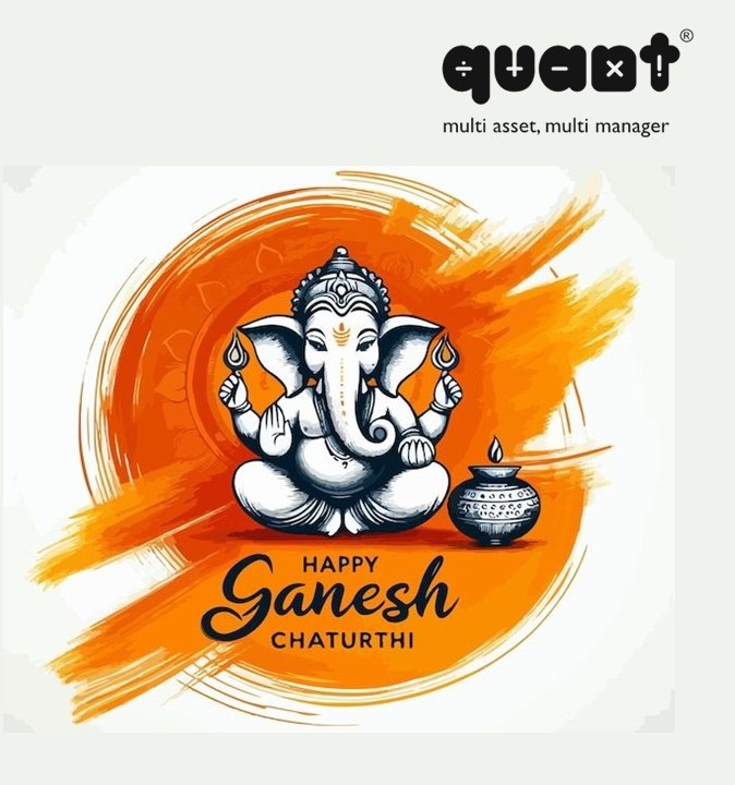 quantmutual's tweet image. May Lord Ganesha bring prosperity, happiness and good fortune to your life. quant MF wishes you and your family a very Happy Ganesh Chaturthi.

#mutualfundssahihai #quantMf #sip #investors