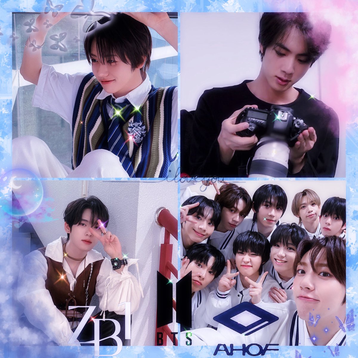 jin______nana's tweet image. 🤍ꕀ⋆

02  /  同他🙆‍♀️

🐹𝙺𝙸𝙼 𝚂𝙴𝙾𝙺𝙹𝙸𝙽  𝙱𝚃𝚂

🐰𝙷𝙰𝙽 𝚈𝚄𝙹𝙸𝙽  𝚉𝙱𝟷

🩵𝙲𝙷𝙰 𝚆𝙾𝙾𝙽𝙶𝙺𝙸 𝙰𝙷𝙾𝙵

掛け持ちですが、仲良くしてくださるお友達探してます👀✨

#ARMYさんと繋がりたい  #BTS好きな人と繋がりたい #ゼベワン好きな人と繋がりたい #AHOF好きな人と繋がりたい