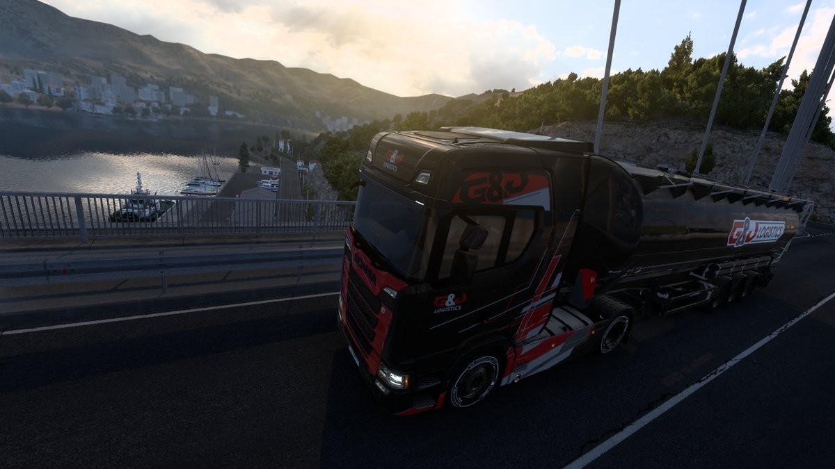 👋🇭🇷

#GandJLogistics #MarKing #SCSSoftware #WoTr #ETS2 #Simulation #VirtualTruckCompany #Slovenia #Scania #BestCommunityEver