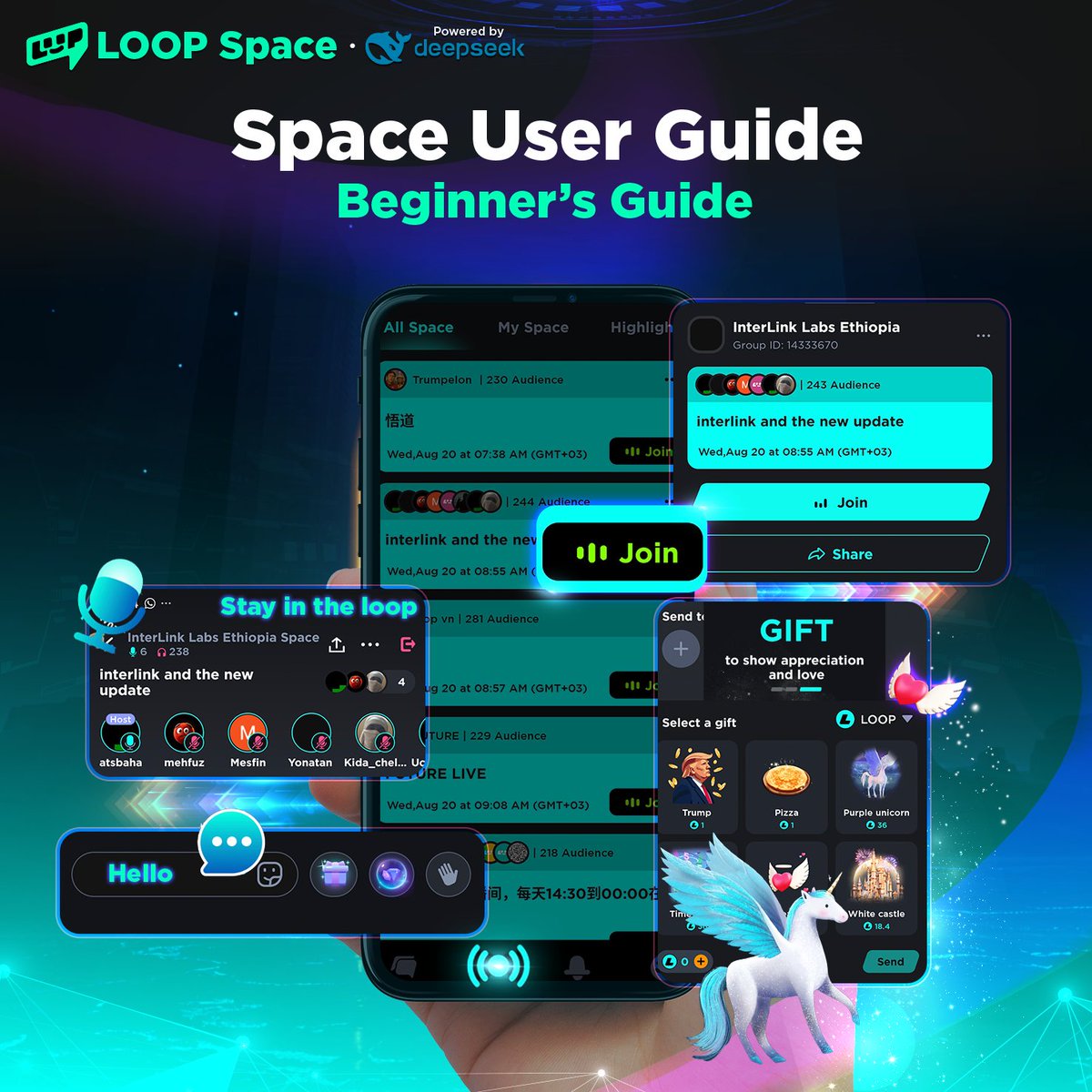 LOOPSPACE 101: Your Quick Guide to Dive In &amp; Shine!

Hey LOOPers! Ready to LOOP-IN and turn up the LOOPulse? 

Whether you're a crypto newbie or a trading pro, joining our Spaces is your ticket to hot market chats, expert tips, and real rewards like $LOOP tokens. 

Here's the