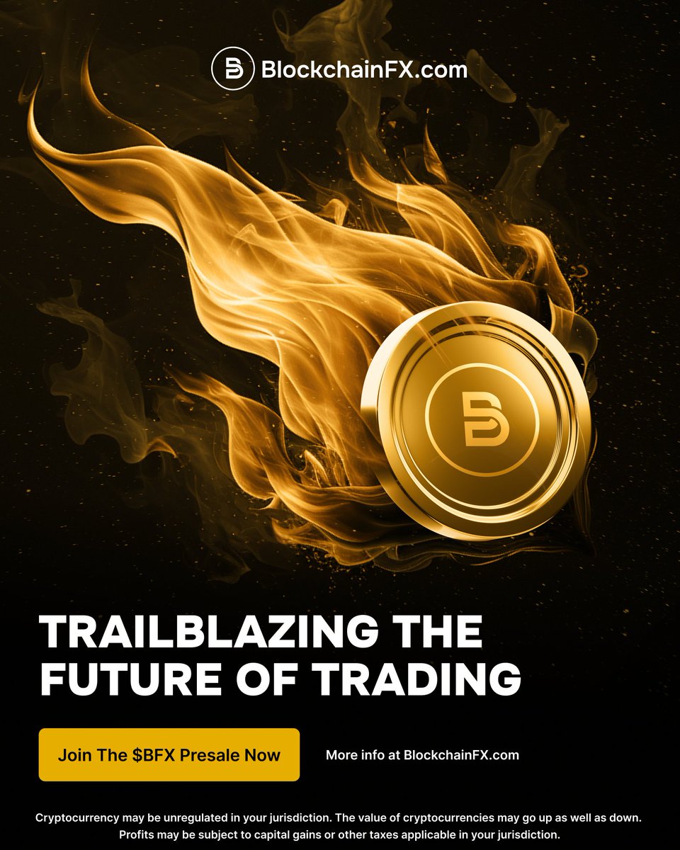 ⚡ Speed. Power. Innovation.

That’s what $BFX brings to the table.

Trailblazing the future of trading with every move.

Join the presale today at BlockchainFX.com

#BlockchainFX #BFX #Presale #Crypto