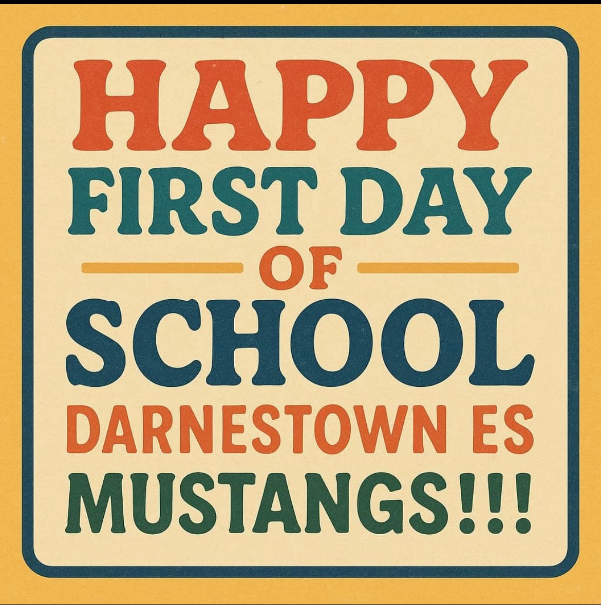 darnestownes's tweet photo. We’re ready to welcome back our students today! https://t.co/ROgmmhDZNv