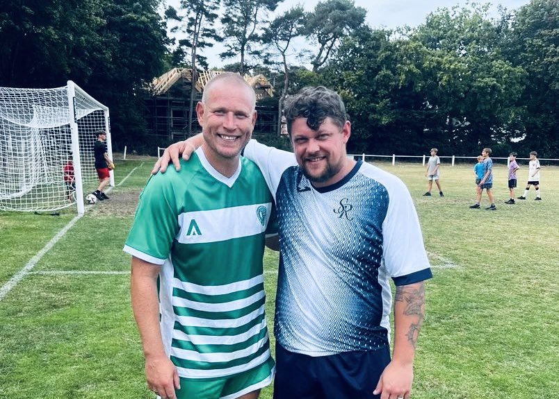 Great to be invited to play in a great charity event on Sunday afternoon with a great set of lads and players, well done all involved