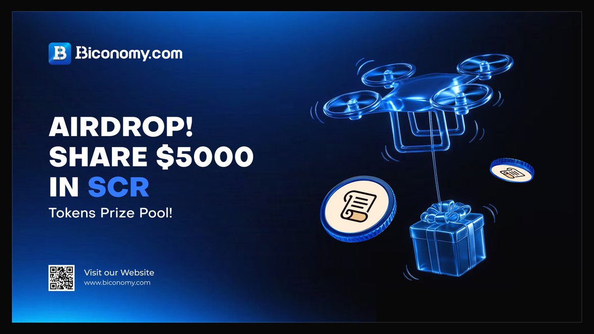 BiconomyCom's tweet image. 🚀Share $5000 SCR #Airdrop, Enjoy Welfare from #Scroll!🚀

To thank all Biconomy.com global users for your long-term support and celebrate the listing of @Scroll_ZKP, we are giving away $5,000 $SCR to share with airdrop participants!💎

📅Activity time: 08/28/2025…