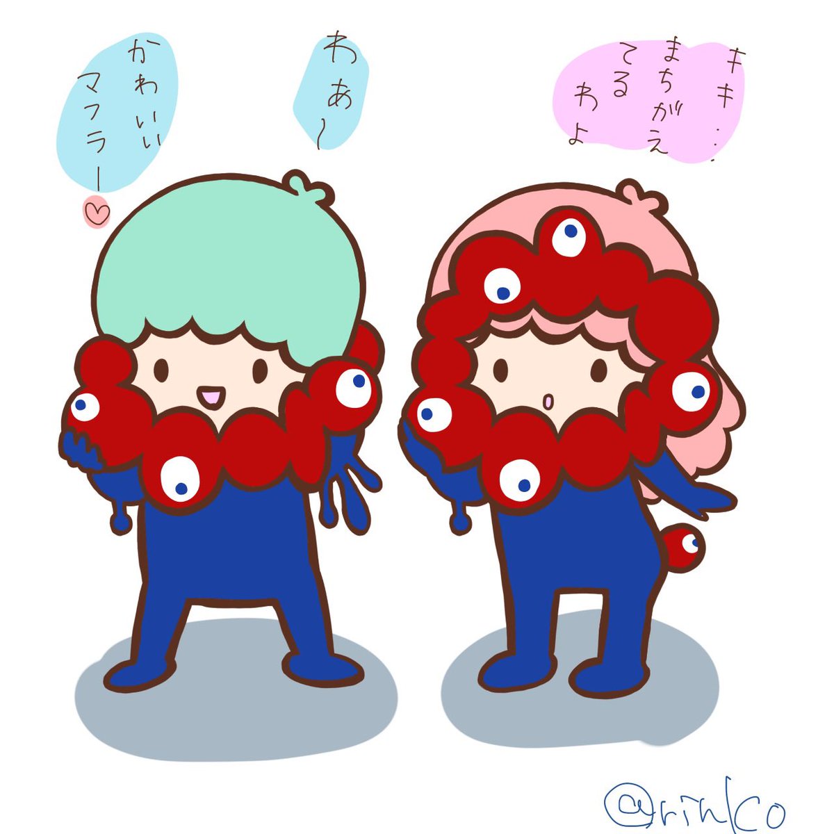 急遽な用事で関東→関西へ1週間ほど行っていました🙋‍♀️
関西に居ると不思議にあの子が可愛く感じてグッズを大量買いしてしまった 笑
今日からまた毎日イラスト頑張るぞ～🙌