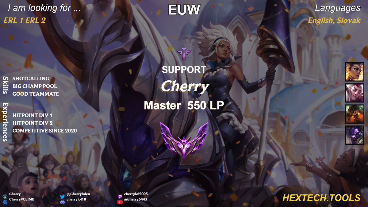 After my time in <a href="/priorit_esports/">Priority</a> I'm LFT 

<a href="/LoL_LFT/">LoL Looking For Team 🇮🇹 🇪🇺</a> <a href="/LFT_Mena/">LFT_Mena</a> <a href="/LFTDiscord/">LFT Discord - lol/val/rl</a>