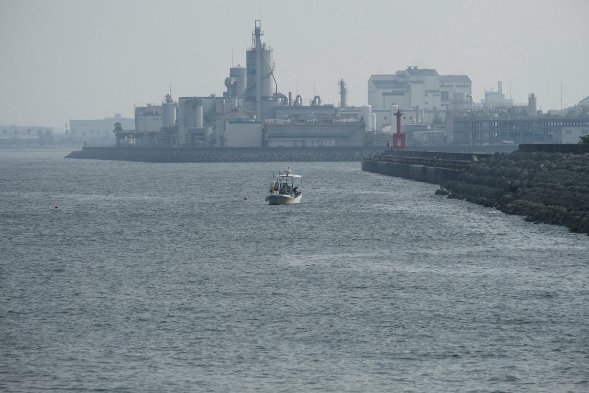 泉佐野で面白い写真が撮れた