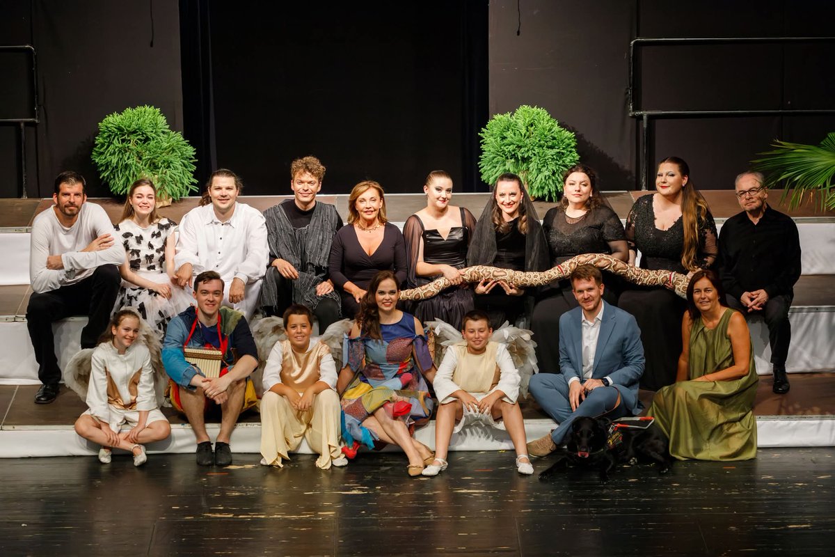 LucaCsorgeo's tweet photo. The second stop of my concert series was the Varázsfuvola in Nyírbátor. 

I have to thank the organisers very much. 💞

For me, the Magic Flute is a journey that shows the power of faith and love. .
#Pamina

Thank you so much Andrea Rost Opera Academy! 💞 https://t.co/1RYK3GXrAB