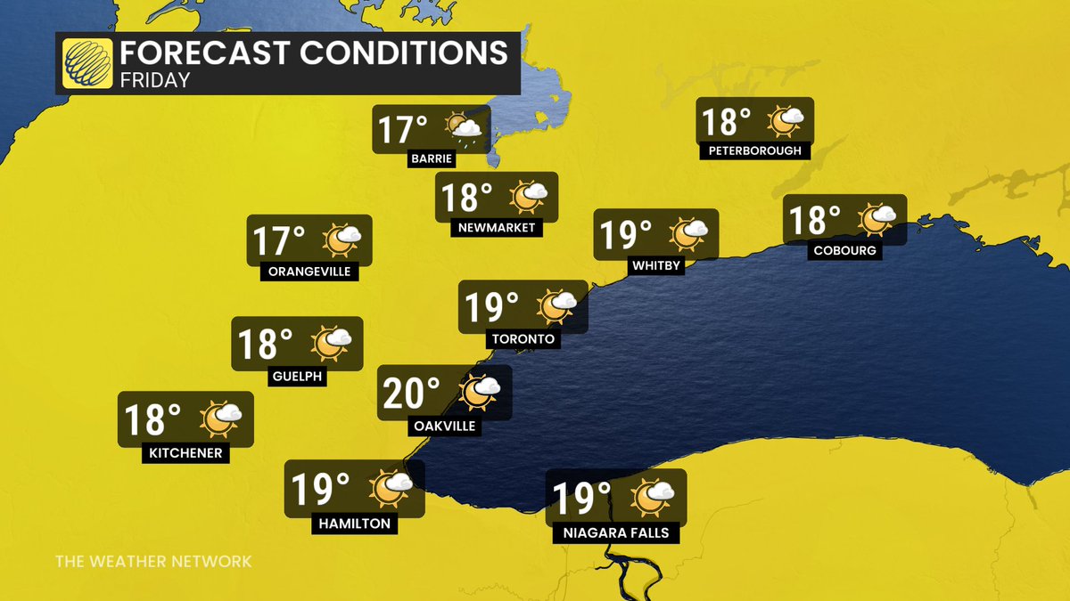 Mix sun/clouds, brisk &amp; autumnal today w/ passing showers likely; Mostly sunny &amp; cool (but pleasant) Wed.; Some sun early Thursday then cloudy w/ rain PM (thunder possible) &amp; windy; Shower possible &amp; chilly Friday; Partly sunny &amp; trending warmer weekend - seasonal by Sunday #onwx