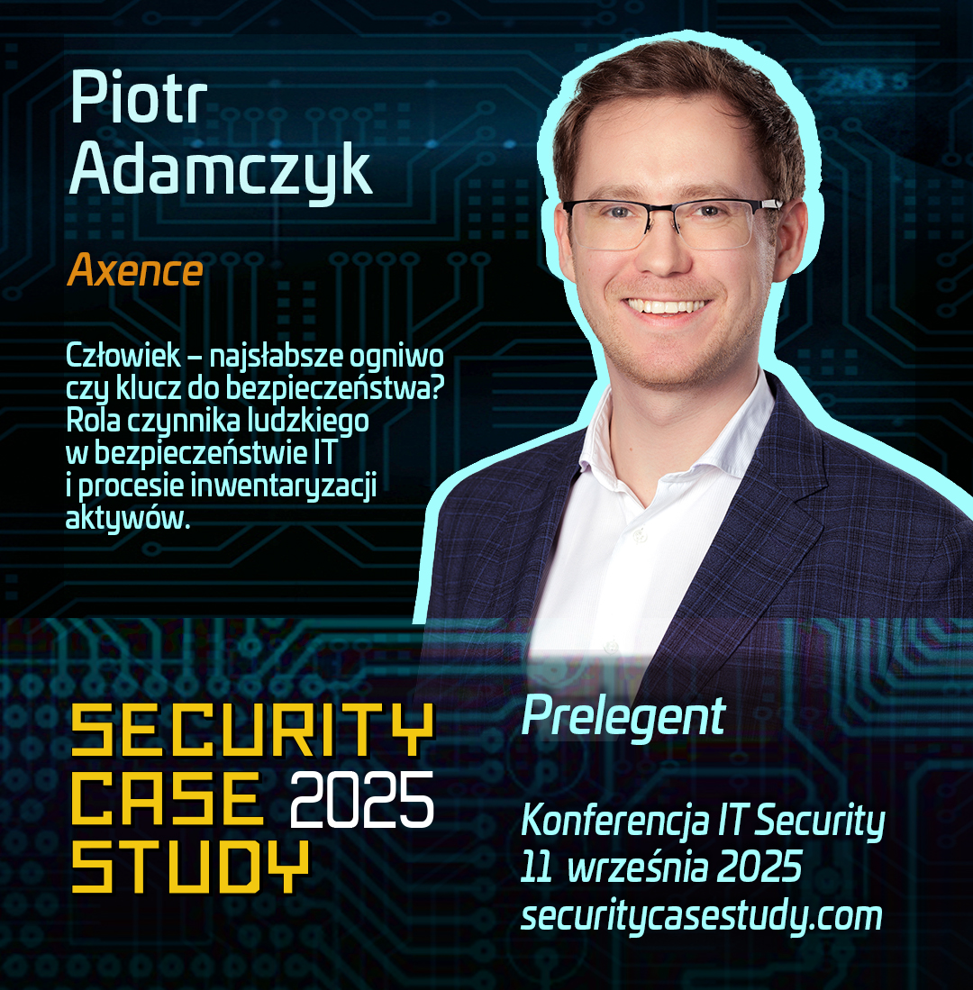 SCSconference's tweet photo. 👀 Człowiek - najsłabsze ogniwo?
👉Piotr Adamczyk z Axence na #SCS25 pokaże, jaką rolę pełni czynnik ludzki w IT - od strażnika po insider threat - i jak szkolenia mogą realnie wzmacniać bezpieczeństwo organizacji.
📅 11.09 | Warszawa
https://t.co/KRqcKNyZaM https://t.co/43p9ozf27w