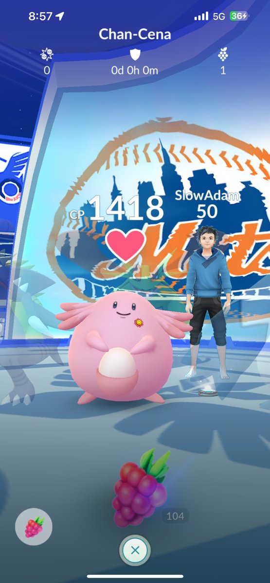 SlowAdam4's tweet image. Pokemon Go Night at CitiField. Pretty cool night. My Mets beat Phillies 13-3.  
60 Pika raids (no shiny/no hundo) 
Spent all game walking from Pika to Pika. Would’ve been nice to sit in my seat, watch game, and raid lol #PokemonGO #MLB  #NewYorkMets #CitiField