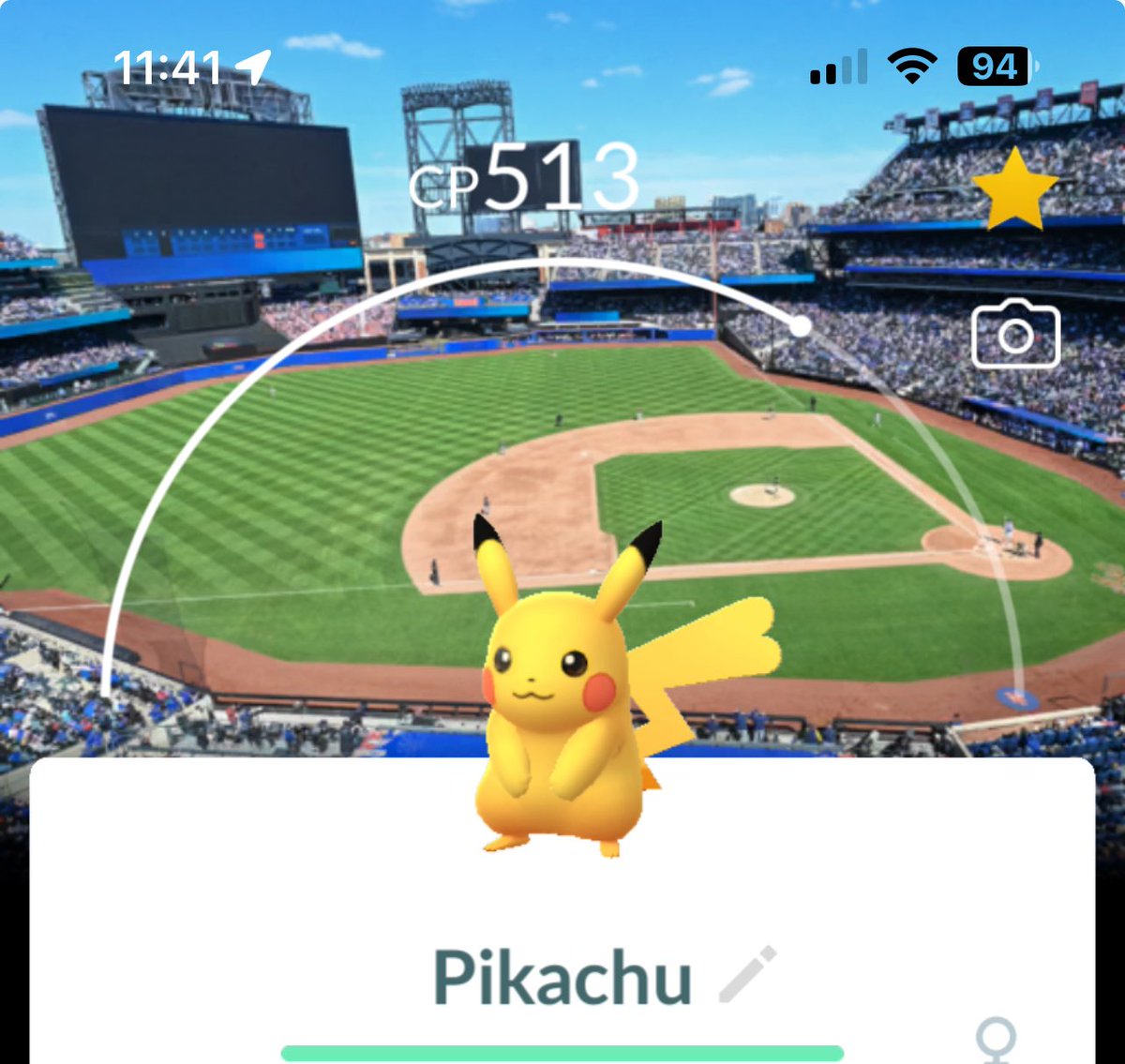 SlowAdam4's tweet image. Pokemon Go Night at CitiField. Pretty cool night. My Mets beat Phillies 13-3.  
60 Pika raids (no shiny/no hundo) 
Spent all game walking from Pika to Pika. Would’ve been nice to sit in my seat, watch game, and raid lol #PokemonGO #MLB  #NewYorkMets #CitiField