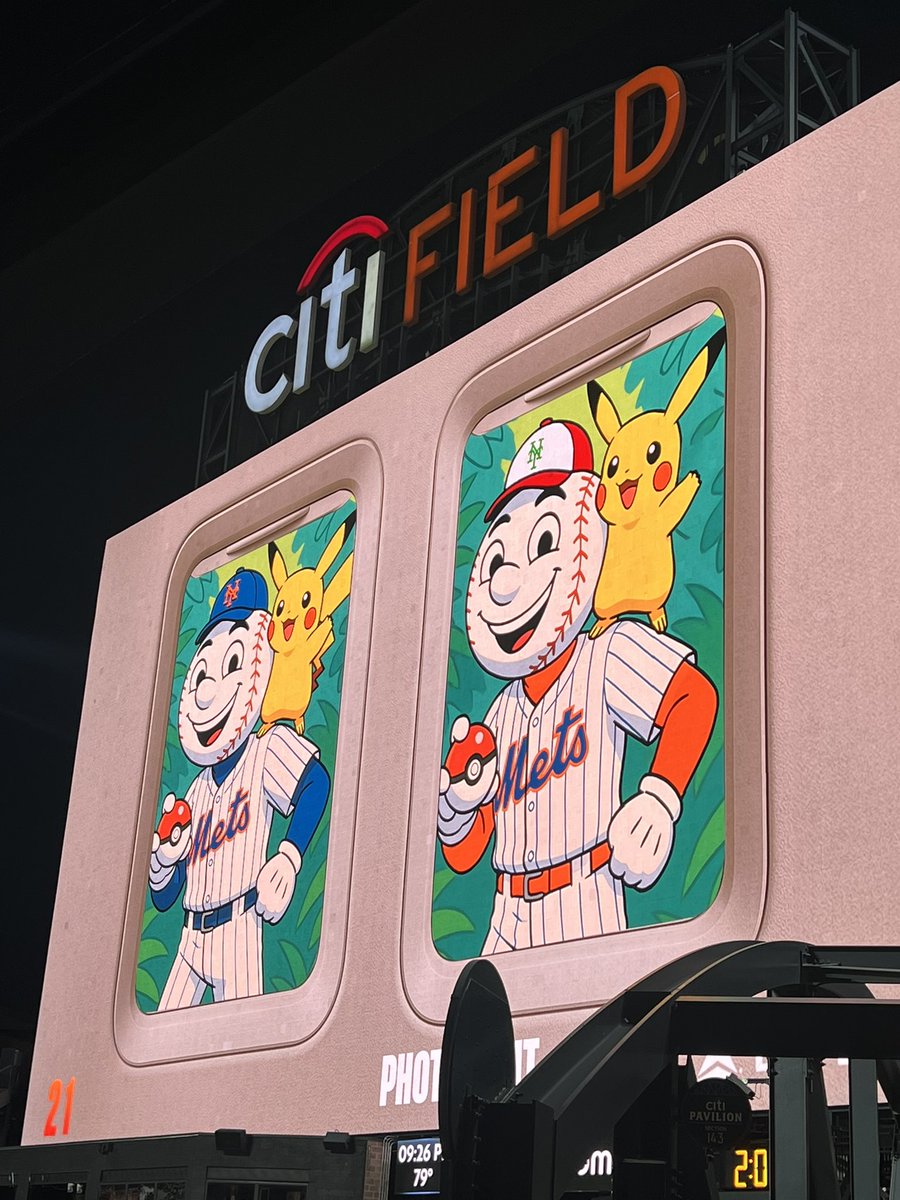 SlowAdam4's tweet image. Pokemon Go Night at CitiField. Pretty cool night. My Mets beat Phillies 13-3.  
60 Pika raids (no shiny/no hundo) 
Spent all game walking from Pika to Pika. Would’ve been nice to sit in my seat, watch game, and raid lol #PokemonGO #MLB  #NewYorkMets #CitiField