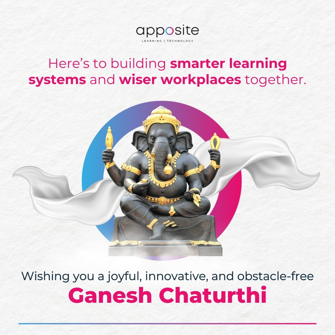AppositeSol's tweet image. This Ganesh Chaturthi, we welcome not just the remover of obstacles, but the ultimate symbol of wisdom and progress.

At Apposite, we believe that every learning journey starts with curiosity and moves forward with clarity.

#ganeshchaturthi #appositelearningsolutions