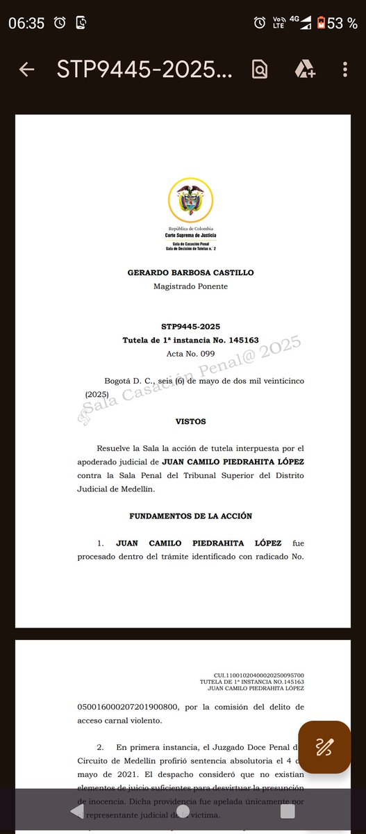 JAMARO ☎️ 3213690879 (@javierm72803900) on Twitter photo ⚖️⚖️Derecho Penal⚖️⚖️
⚖️Importante Sentencia⚖️ 
➡️➡️Derecho de las víctimas en el proceso penal y momento procesal en el que se determina la calidad de víctima. 
🆘Gratis al WhatsApp 🆘 ⚖️⚖️Derecho Penal⚖️⚖️
⚖️Importante Sentencia⚖️ 
➡️➡️Derecho de las víctimas en el proceso penal y momento procesal en el que se determina la calidad de víctima. 
🆘Gratis al WhatsApp 🆘