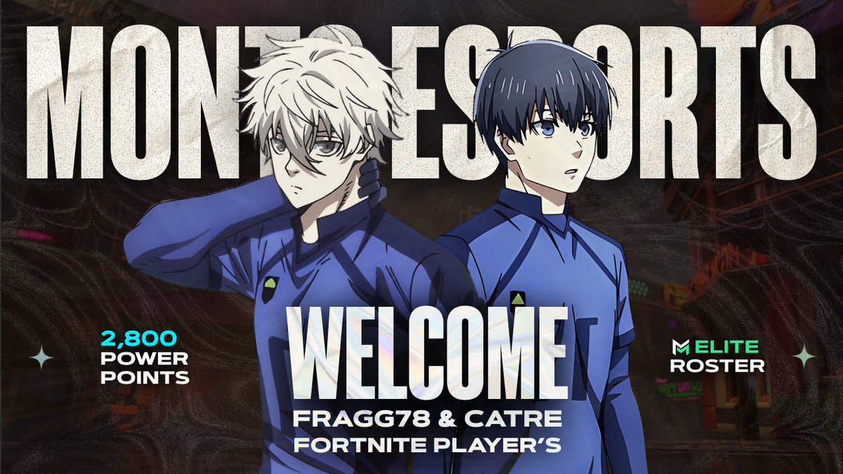 ⚡️Welcome Fragg78 &amp; Catre

Introducing our 2 new Elite players!

#MontoEsports