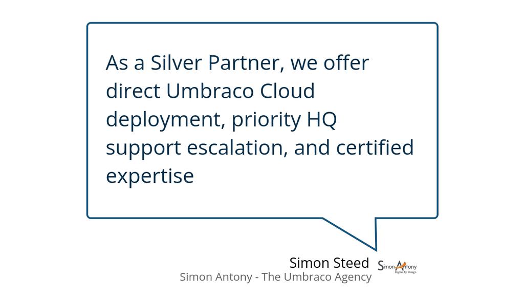SimonAntonyWeb's tweet image. Direct Partnership With Umbraco HQ, Priority Support Channels And Exclusive Partner Resources

Read the full article: Umbraco Silver Partner - Simon Antony Ltd
▸ lttr.ai/AiD3h

#CertifiedDeveloperExpertise #UmbracoSilverPartner #UmbracoHq