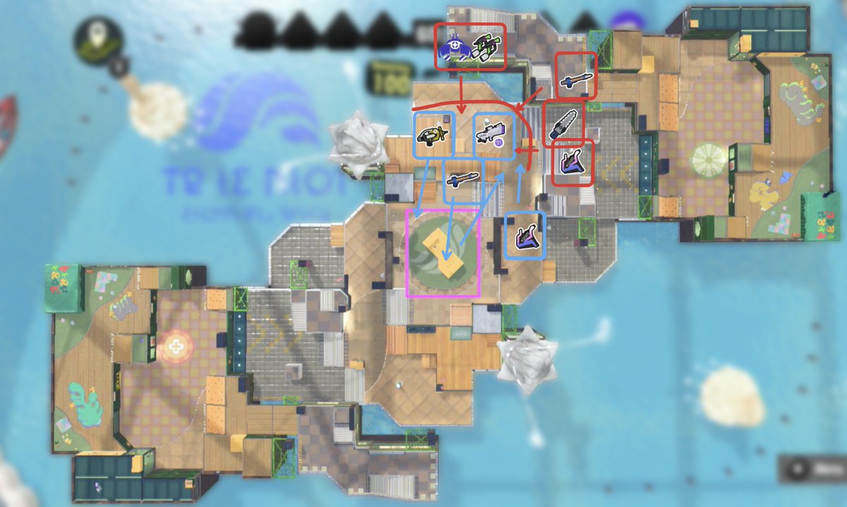 Punch8425's tweet image. A vital concept every mid/high-level player should understand, explained in 2 pictures. See the thread for more explanation.
(Note this is just an example, the exact scenario doesn't matter, it's a concept!!! This is true on almost every map and comp)
Feel free to ask questions!