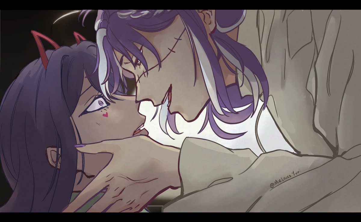 Ruler of My Heart (purple yuri edition)
#MichiMochiArt #Noombart