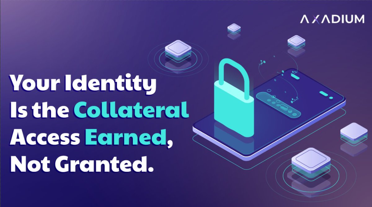 axadium's tweet photo. Identity isn’t paperwork.
It’s proof of what you’ve done.
Axadium transforms your actions into access. https://t.co/ark83PIS2g