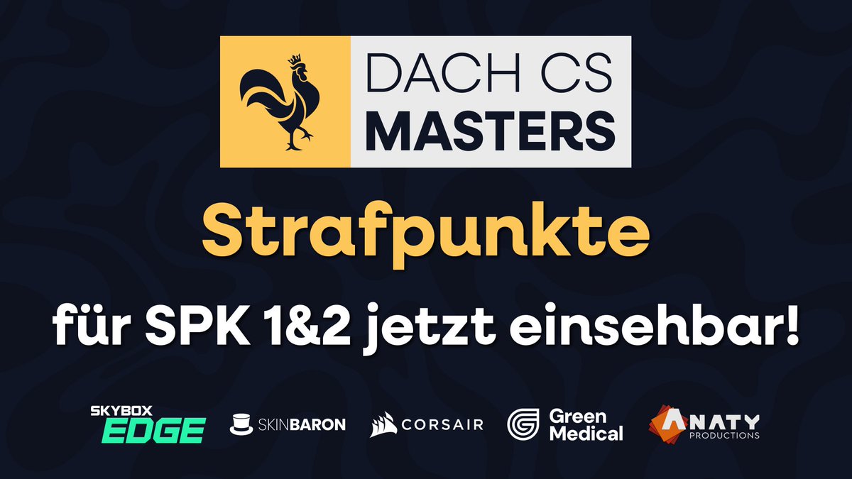 DACH CS Masters tweet media