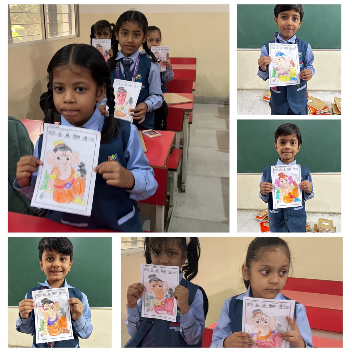 Creativity meets devotion ✨ Kids making Lord Ganesha with love &amp; care.
Ganesh Making Competition
#GaneshChaturthi
#GanpatiBappaMorya
#GaneshMaking
#EcoFriendlyGanesh
#CreativeKids