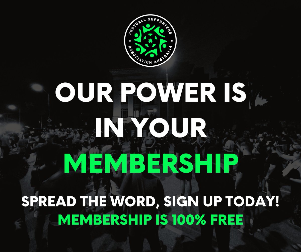 If you are a follower of us on social media, now is the time to sign up as a member prior to our AGM next month.

🟢 Free Membership
🟢 Full Voting and Nomination rights
🟢 Exclusive Member Updates
🟢 Direct line to football's decision makers and stakeholders