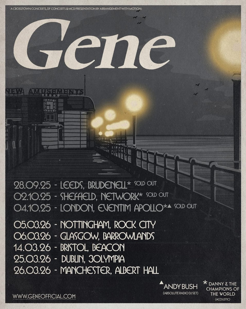 Oh yes! More dates for <a href="/geneband_/">geneofficial</a> next year. <a href="/MartinRossiter/">Martin Rossiter</a> <a href="/musicmattjames/">Matt James</a>