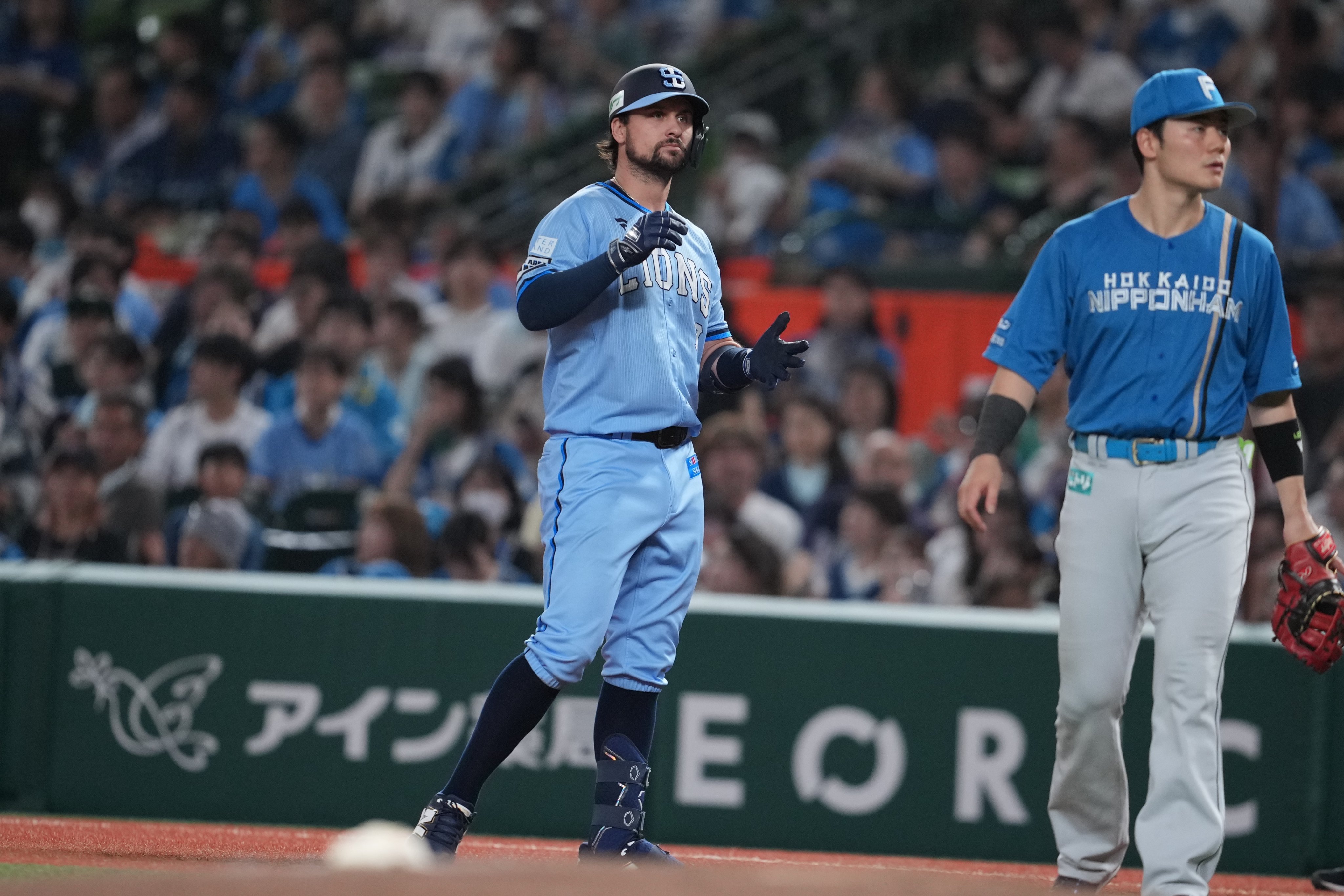 ライオンズBBSユニフォーム（サイズ）JM ファナティクス]レプリカユニフォーム(ビジター) 背番号あり(S