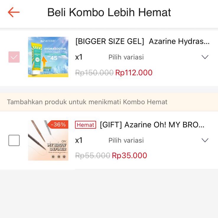 Emg paling bener kl payday nyetok azarine soalnya diskonnya GOKILLLLL!

Beli sunscreen legend bisa tebus murah eyebrow pencil… NYETOK LAH???