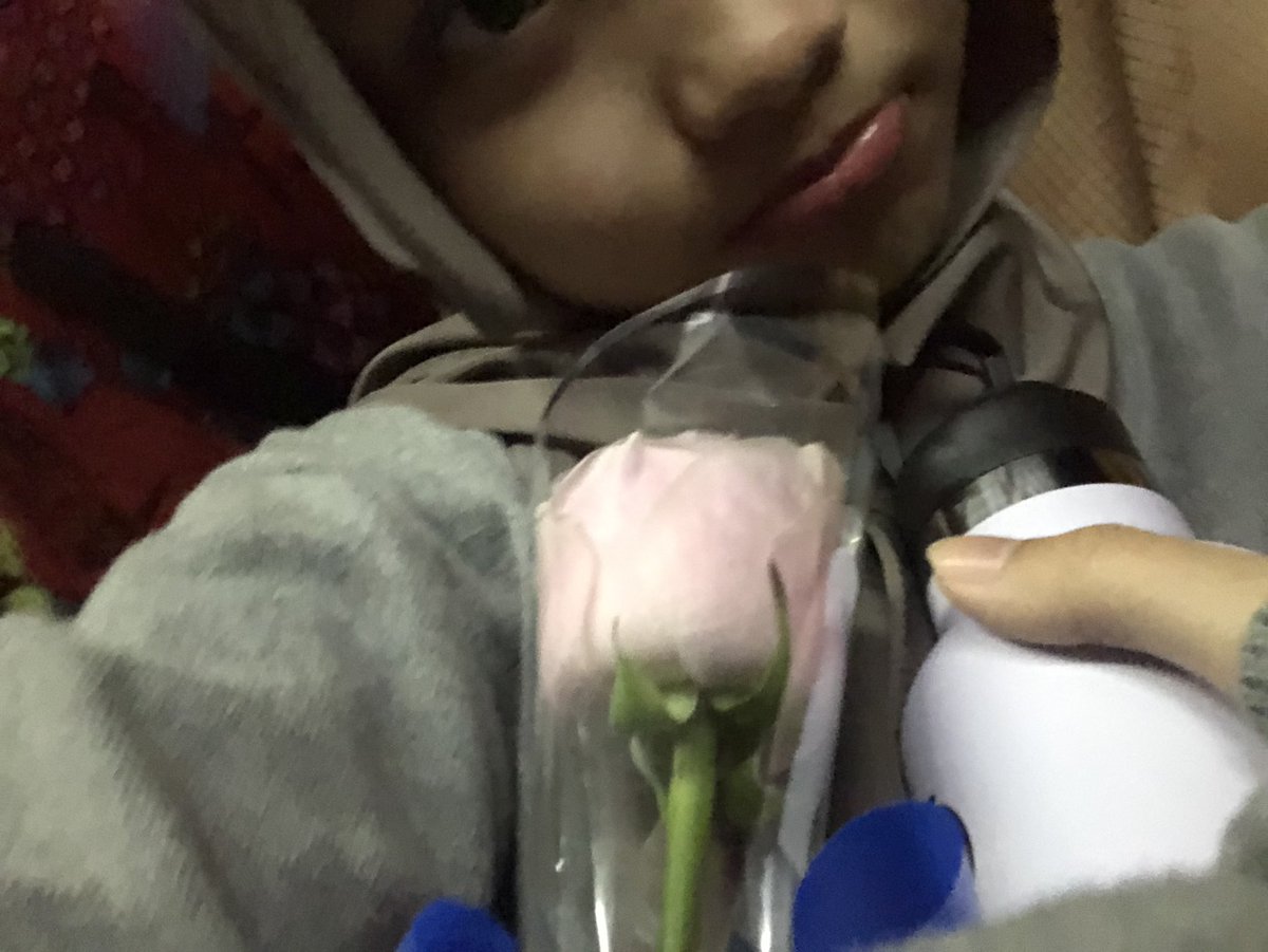 ultramilkmoca's tweet photo. balik nangor lg dianter n dibekelin bunga sm my pacar gw huhuhu #ldr #rimspek #SIKAP #sedihbgt #gakwat #kgn #huhuhu https://t.co/FuQSci6fXj