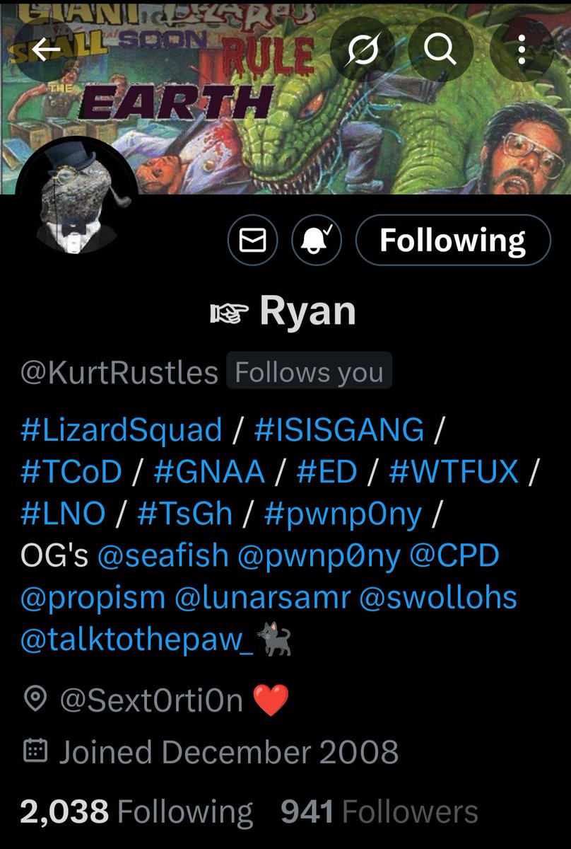 WeaponGradeBear's tweet photo. If you were following @1mf (now suspended account) please go follow @KurtRustles if you're not already! #Free1Mf LONG LIVE THE #Lizard #LizatdSquad #RyanDoxedMe #HasanIsRyansBiggestFan #LizardLizard #BeefKing #CatConnoisseur #RonLovesRyan Do you know where your pants are? https://t.co/Hn4MPIqxi2