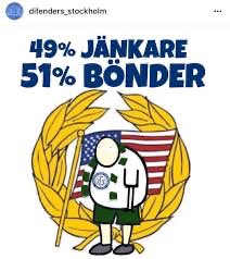 Tomwhye1's tweet image. TAGGA - krossa Bajenbönderna!

Årets sista derby, nu jävlar ska vi vinna derbyt och sätta sista spiken i kistan på Bajens gulddrömmar. 

Sprid surret. Köp biljett. Tagga 💥

Vi e Djurgårn - STOCKHOLMS nr 1 !