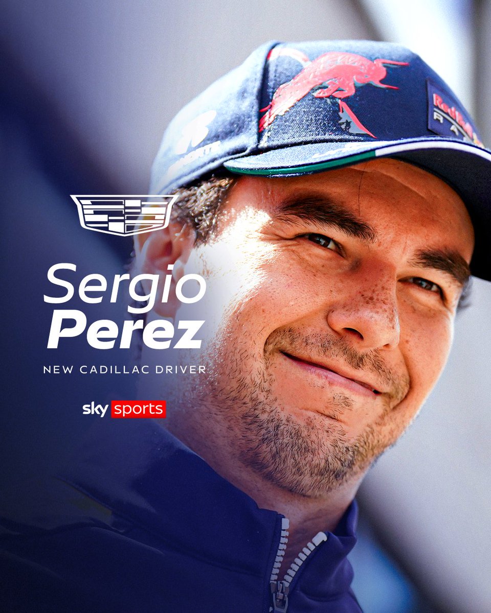 🚨 Sergio Perez on joining Cadillac F1 team:

“Most of my family were Cadillac F1 fans growing up, so it’s a real honour for me to join them starting next season.”

“It’s a childhood dream come true for me” ❤️