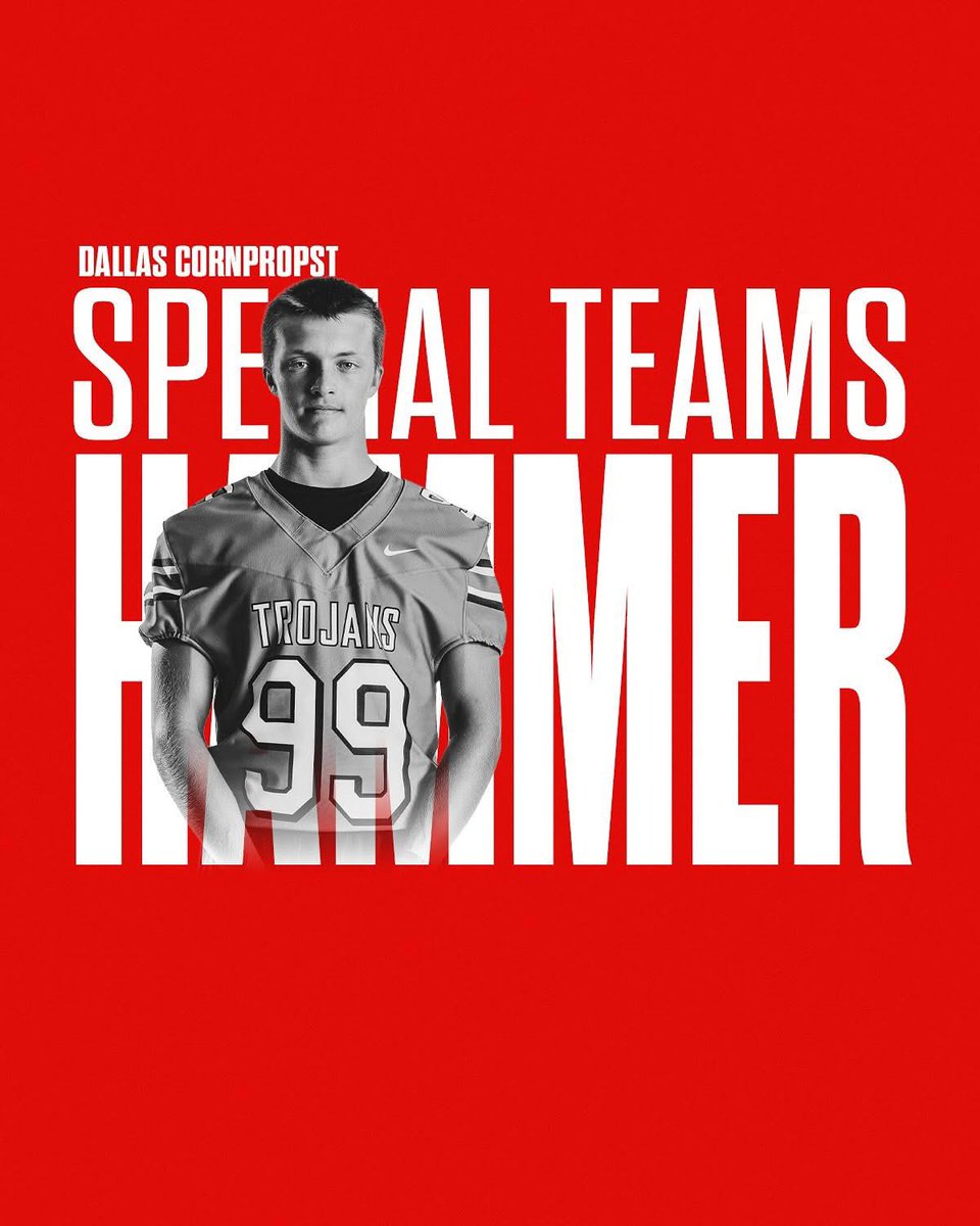 Huge thanks to all my coaches and teamates! <a href="/HageeKicking/">Hagee Kicking</a> <a href="/kickcoach2/">Mark Hagee</a> <a href="/mhagee_22/">Morgan Hagee</a> <a href="/cg_coach_moore/">Eric Moore</a> <a href="/coachspoon64/">Ryan Spoonmore</a> <a href="/siderjoe/">Joe Siderewicz</a> <a href="/KyleNeddenriep/">Kyle Neddenriep</a> <a href="/CGSportsNetwork/">CG Sports Network</a> <a href="/CGTrojanFootbal/">CG Trojan Football</a> <a href="/KornblueKicking/">Brandon Kornblue</a> #fab50