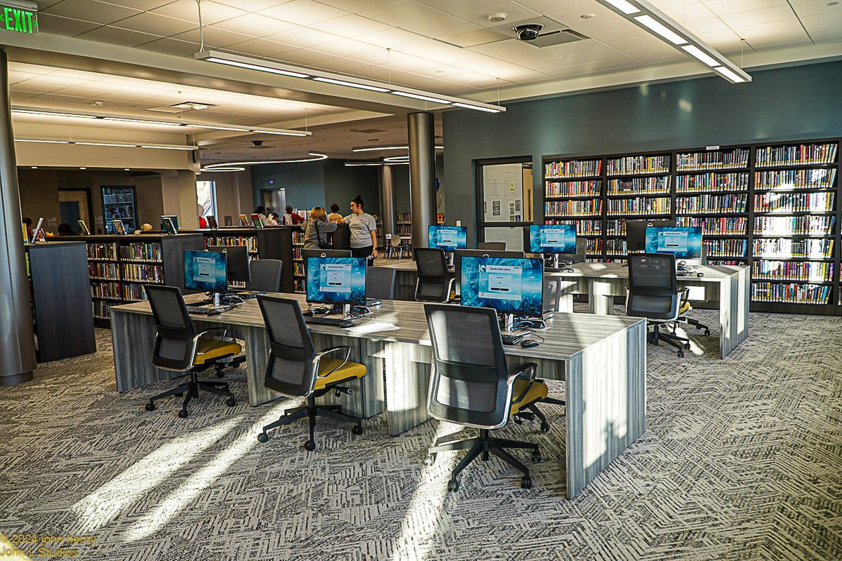 In 1883, Roselle was the first city lit by Edison’s lightbulb.

140+ years later, a new light shines: The renovated Roselle Memorial Library, bigger, brighter, and more inclusive with selfCheck kiosks.

A library can still be the brightest place in town.