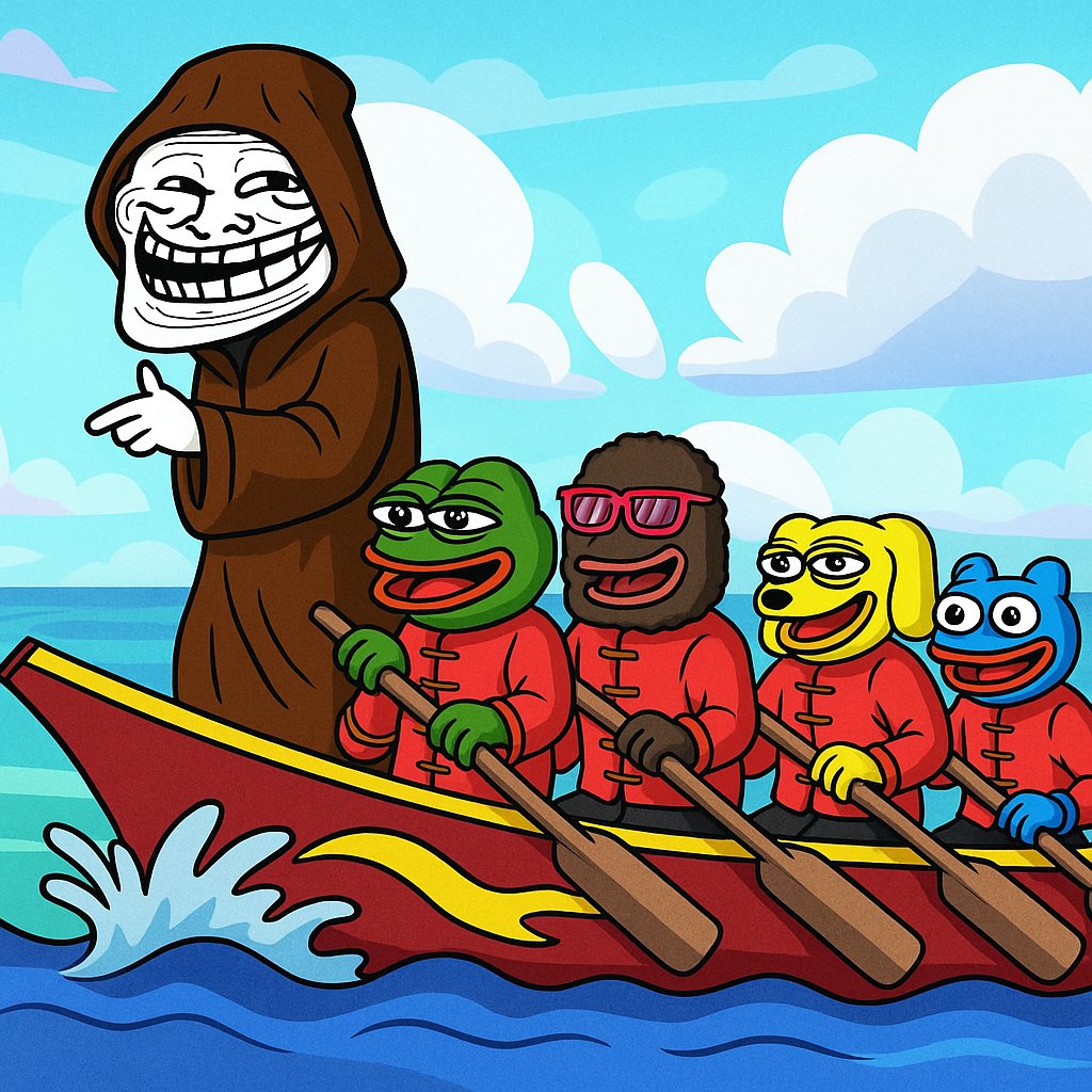 Rowing into the green seas with the squad 🚤💸
Nothing stops $COT when the memes are strong ⬆️⬆️⬆️