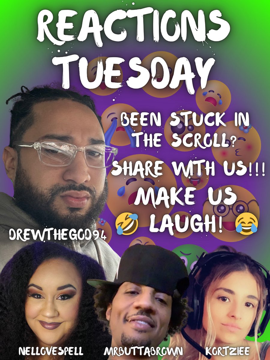 MrButtaBrown (@mrbuttabrown) on Twitter photo Psst.
<a href="/Drewthegod94/">drewthegod94</a> will be on the Front Page doing his big one “TODAY” on his reaction time 🔥🔥🔥! Pull up from 12-2pm eastern as he unpacks a different world of what’s going on in his own unique way 😆!
He has an all star cast from <a href="/Kortziee/">M7 Kortziee💎</a> <a href="/NelLovespell/">Love Is Me #UrFav $NelLovespell 💜🎶🎵🎙🎵🎶💜</a> and my troll 😈 Psst.
<a href="/Drewthegod94/">drewthegod94</a> will be on the Front Page doing his big one “TODAY” on his reaction time 🔥🔥🔥! Pull up from 12-2pm eastern as he unpacks a different world of what’s going on in his own unique way 😆!
He has an all star cast from <a href="/Kortziee/">M7 Kortziee💎</a> <a href="/NelLovespell/">Love Is Me #UrFav $NelLovespell 💜🎶🎵🎙🎵🎶💜</a> and my troll 😈
