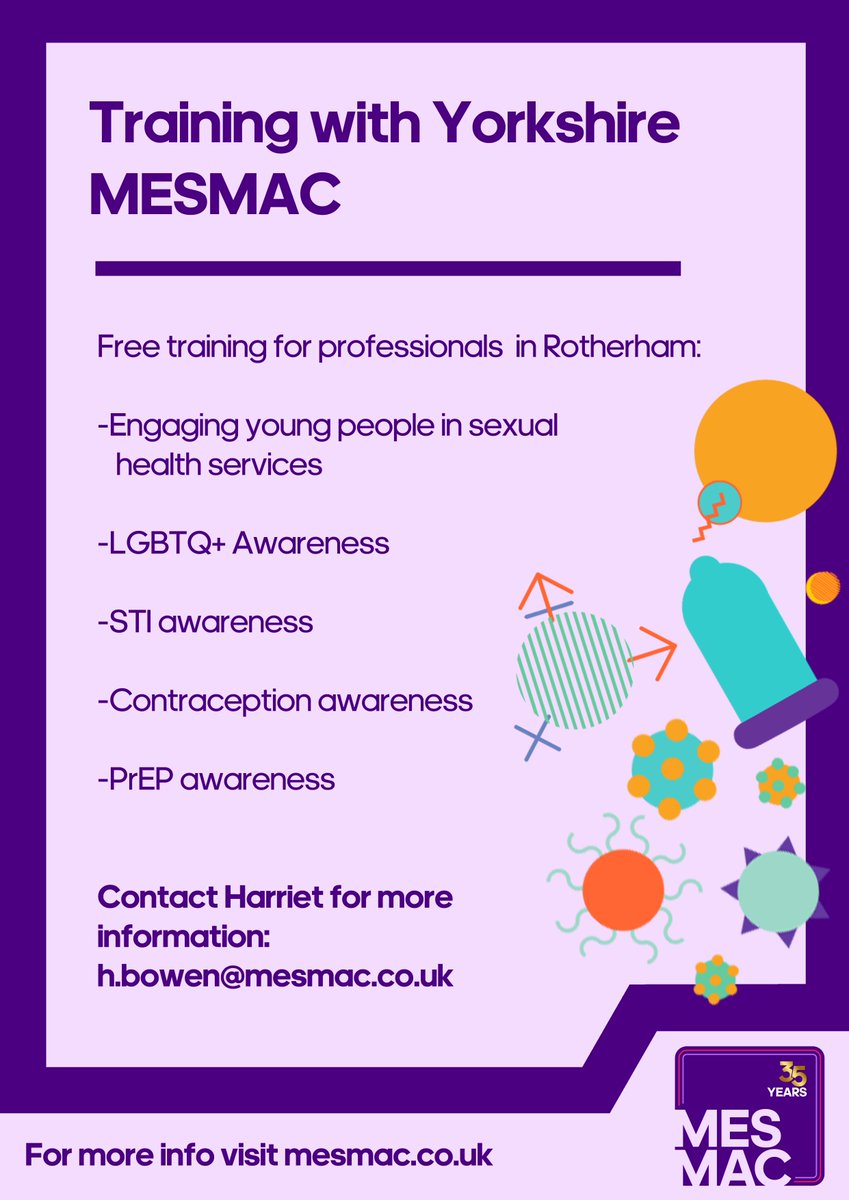 Did you know we offer FREE training for professionals in #Rotherham?

Get in touch for more info, or to look at arranging a date