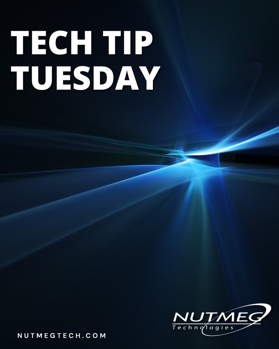 NutmegTech's tweet image. We’re back with a Tech Tip from Nutmeg Technologies!

Don’t wait until it’s too late. Backing up your files—whether to the cloud or an external drive—gives your business a vital safety net.

#DataBackup #TechTips #NutmegTechnologies #BusinessContinuity #CyberSecurity