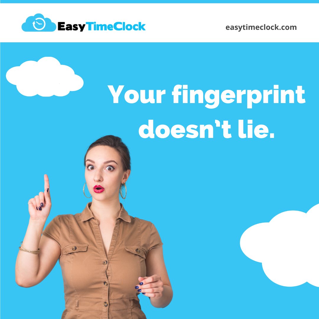 EasyTimeClock's tweet image. The fingerprint scanner doesn&apos;t forget to clock in. 🫆

Or lend its PIN to the intern.

For teams that need accuracy and accountability, biometrics just make sense.

#EasyTimeClock #mobileworkforce #humanresources #timetracking #operationalexcellence #biometrics #accuratetracking