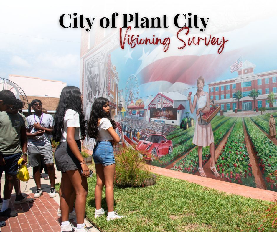 Your feedback = Plant City's roadmap to 2050. Take the upcoming survey and help guide the next 25 years of planning!

English Survey: surveymonkey.com/r/53RV3DZ
Spanish Survey: es.surveymonkey.com/r/5BLJMSG