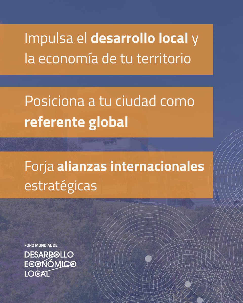 World Forum of Local Economic Development (WFLED) tweet media