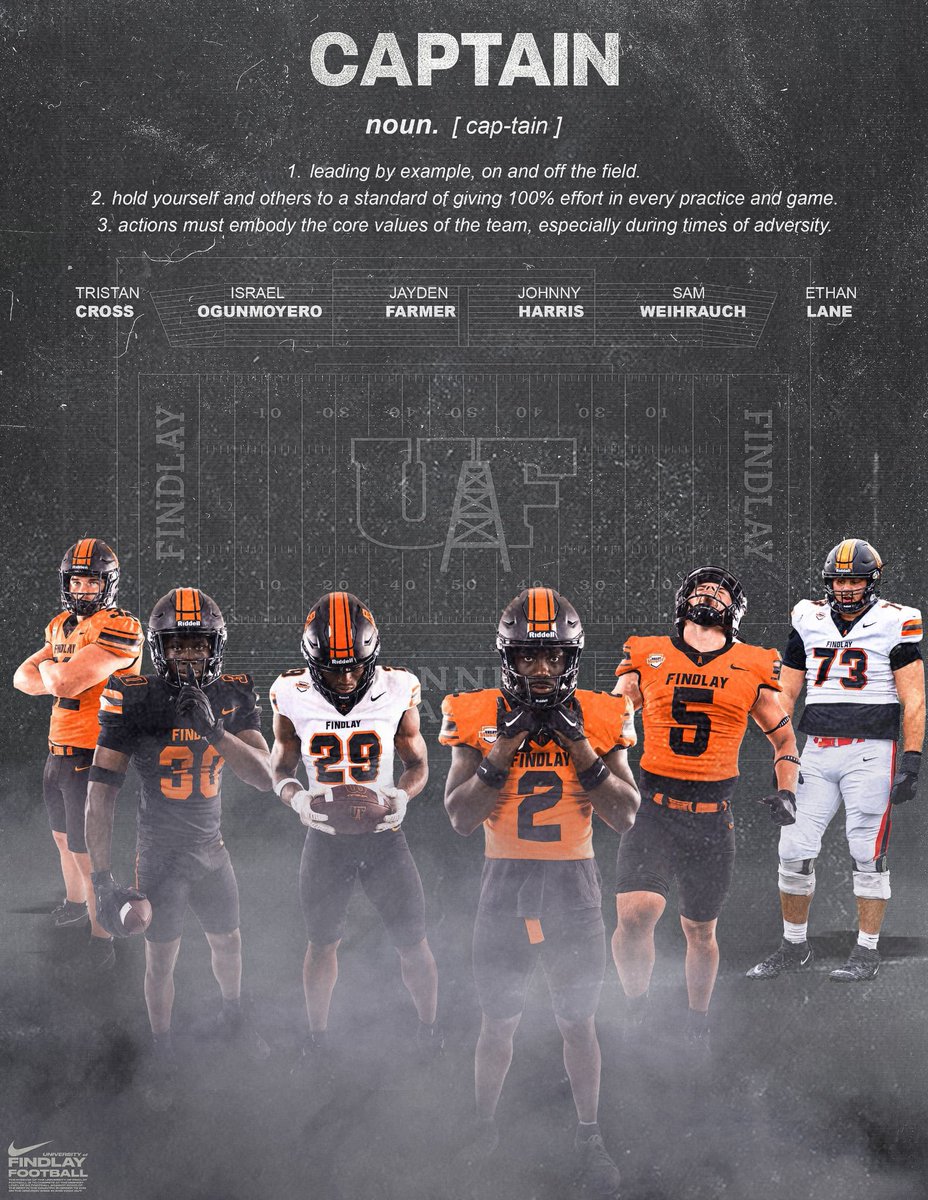 Congratulations to the men who were voted captain by their peers!

They represent the best of us!! #1Team