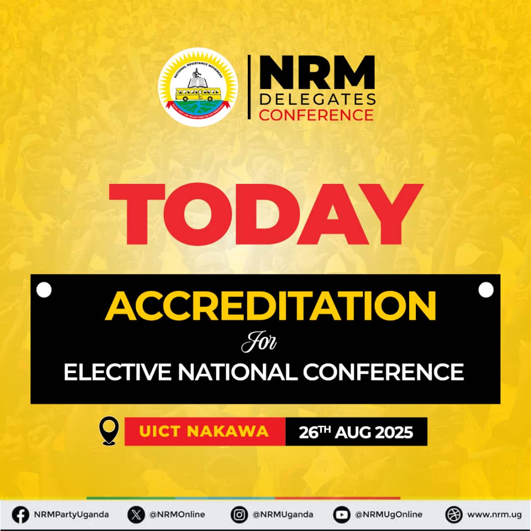Accreditation of the Delegates for the Elective National Conference is taking place  at the Uganda Institute of Information and Communications Technology, Nakawa.
 #NRMDelegatesConference #ProtectingTheGains