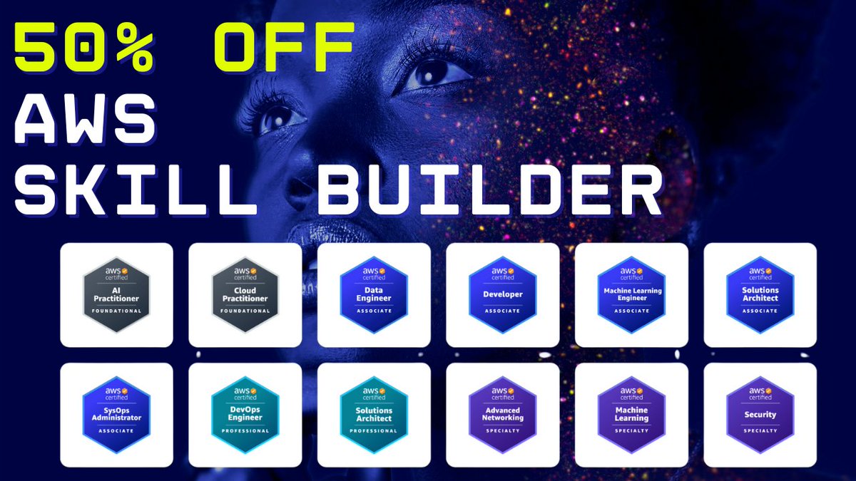 edsinfobr's tweet image. E ai Techs! Que tal ter 50% de desconto no AWS Skill Builder pelos próximos 3 meses?

Acesse agora e confira 👉 youtu.be/AEp4h3eJNuk?si…

Curta, comente e compartilhe!

#aws #awsskillbuilder #skillbuilder #cloud #edsinfobr