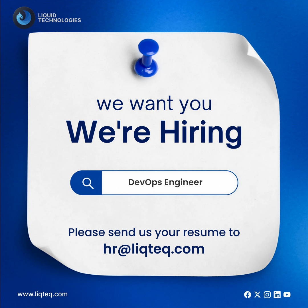 liqteq's tweet image. We’re on the lookout for a DevOps Engineer!

Love solving problems before they happen?

Passionate about automation, scalability, and keeping systems running smoothly?

This might be your perfect match.

Apply today at hr@liqteq.com.

#LiquidTechnologies #Techcareers #NowHiring