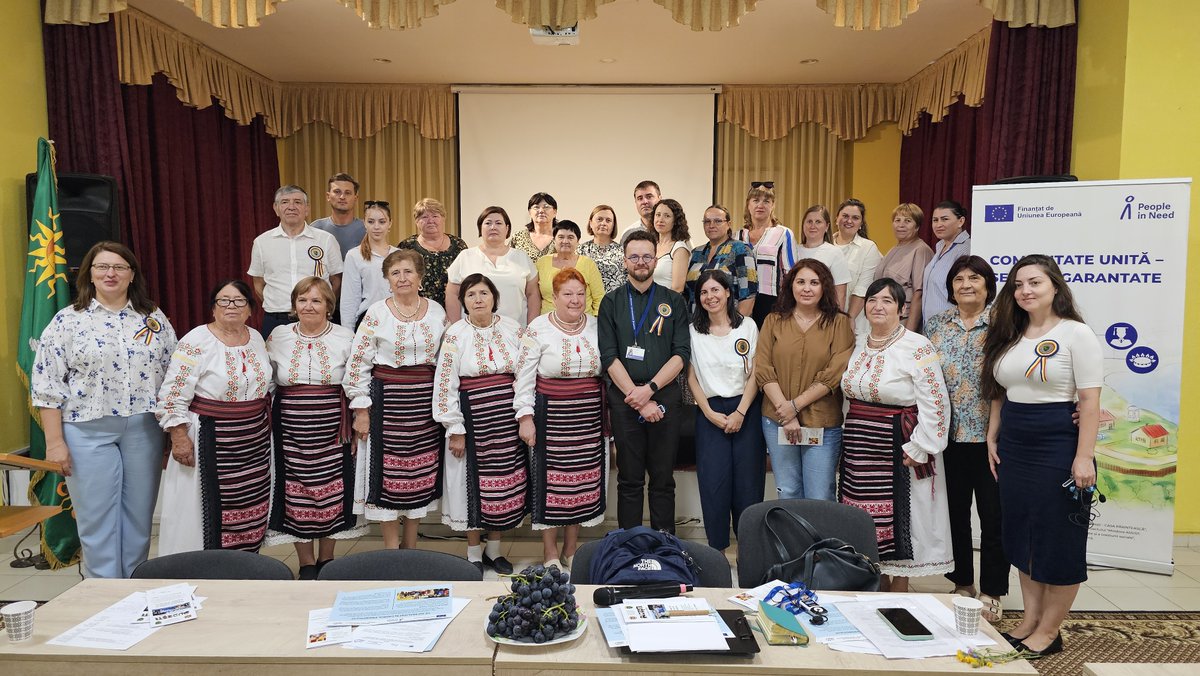 With EU support, Budești modernized infrastructure &amp; public spaces. Through a civic budgeting program, locals &amp; AO "Casa Părintească" identified key needs &amp; found solutions together. The project is implemented by People in Need Moldova.