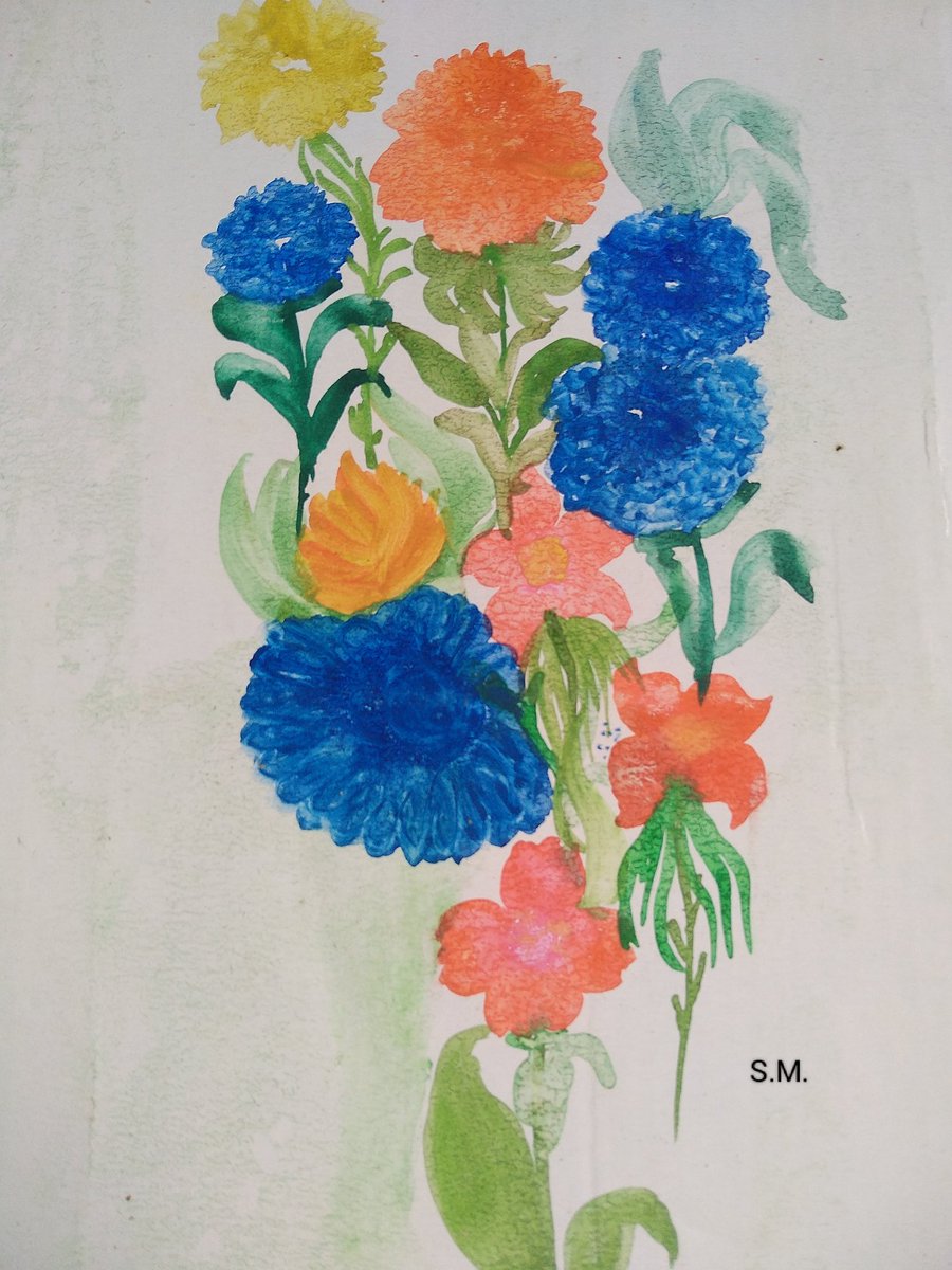 Made this painting with some odd and even strokes🎨🖌️ #painting #art #artwork