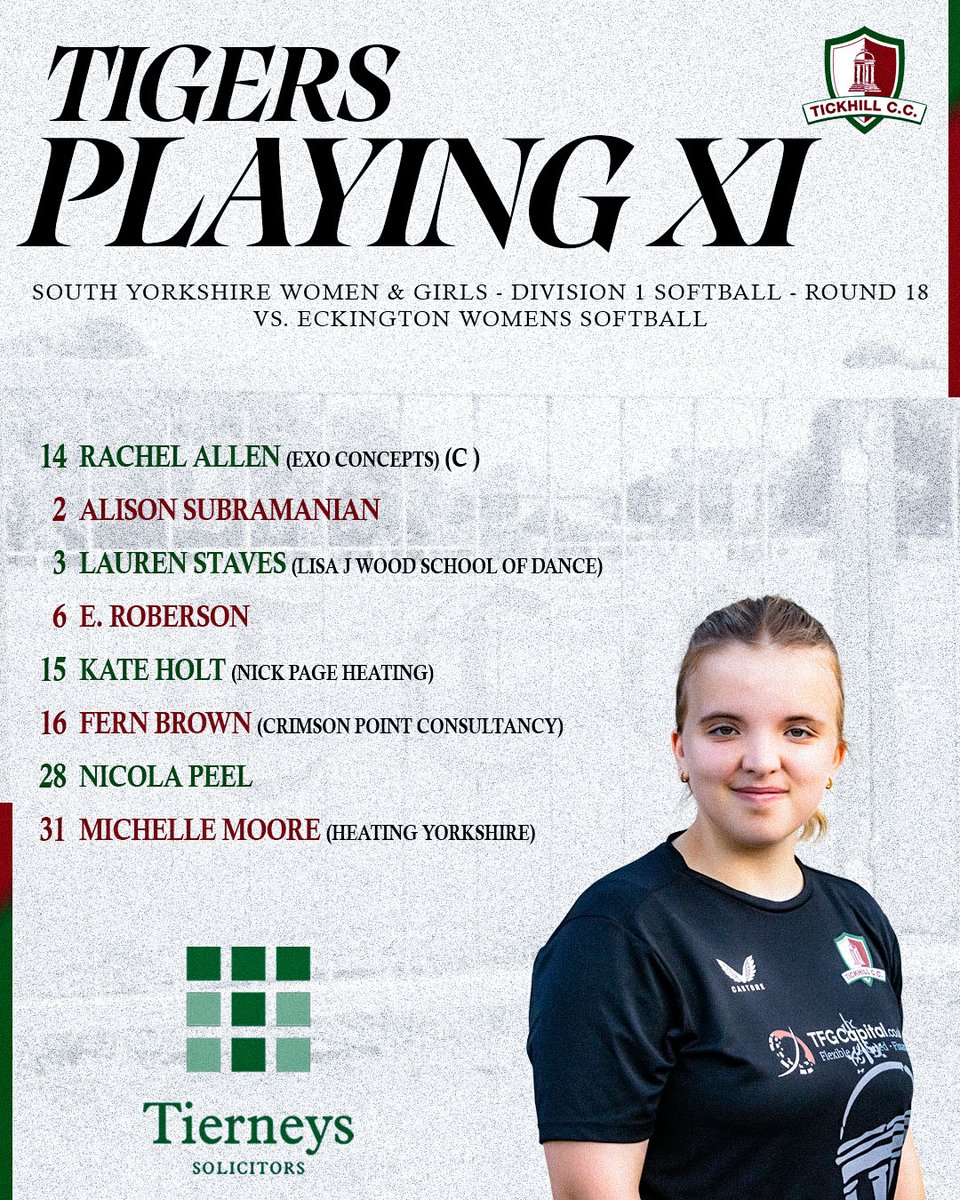 📷 3 GAMES IN 3 DAYS FOR THE TIGERS 📷

The Tigers softball side have 3 games in 3 days.

Tonight they travel to Sheffield Super Queens before returning home to The Brookfield Oval on Wednesday and Thursday to host Parkhead and Eckington.